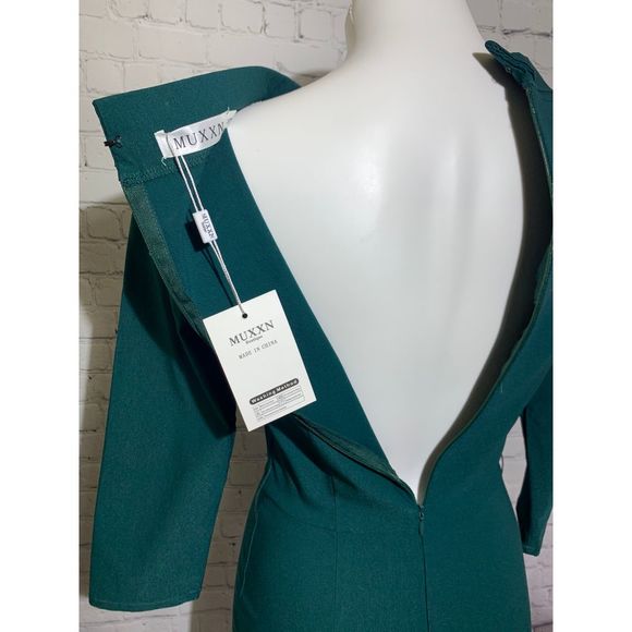 MUXXN 1950s Vintage 3/4 Sleeve Elegant Dress - Picture 2 of 7